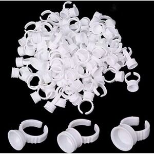 1000 Pigment Rings Tattoo Ink Cup Makeup Ring Glue Holder Permanent Microblading